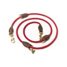 Laisse d'éducation en corde fine Shires Digby & Fox - Rouge