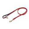 Laisse pour chien en cuir matelassé Shires Digby & Fox - Écarlate