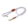 Laisse pour chien en cuir rond Shires Digby & Fox - Lilas