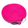 Longe de travail en sangle matelassée Shires - Magenta / cyan foncé