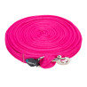 Longe de travail en sangle matelassée Shires - Magenta