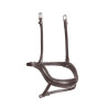 Muserolle française ergonomique Shires Velociti Rapida - Marron
