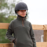 Polaire demi-zip Core jeune cavalier Shires Aubrion - Vert