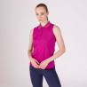 Polo technique sans manches React Shires Aubrion - Fuchsia
