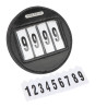 Porte-numéro rond x4 Shires Velociti - Noir