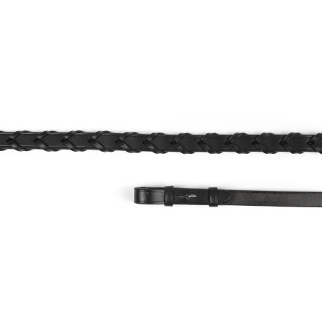 Rênes à laçage cuir Shires Velociti Gara