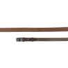 Rênes caoutchoutées Shires Velociti Gara - Marron