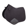 Tapis de selle d'obstacle coton Deluxe Shires Arma - Noir
