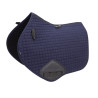 Tapis de selle d'obstacle coton Deluxe Shires Arma - Marine