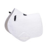 Tapis de selle d'obstacle coton Deluxe Shires Arma - Blanc
