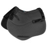 Tapis de selle d'obstacle semi-doublé Shires Arma - Noir