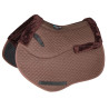 Tapis de selle d'obstacle semi-doublé Shires Arma - Marron