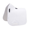 Tapis de selle de dressage coton Deluxe Shires Arma - Blanc