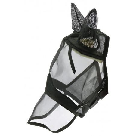 Masque anti-mouches Equi-Theme Confort Noir ancien modèle