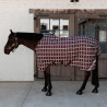 Turnout Rug All Weather Waterproof Comfort Kentucky - Bordeaux à carreaux