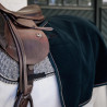 Couvre-reins Carré Heavy Fleece Kentucky - Noir