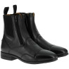 Boots en cuir Equithème EK-Duozip - Noir
