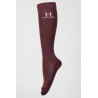Chaussettes à pailettes Harcour Happy par 2 - Aubergine
