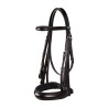 Bride de dressage en cuir Dressage Equestro - Dark brown