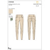 Legging femme Equestro taille haute avec passants de ceinture - Cobblestone