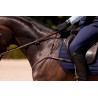Rênes en cuir et caoutchouc K by Equithème K-Soft - Marron