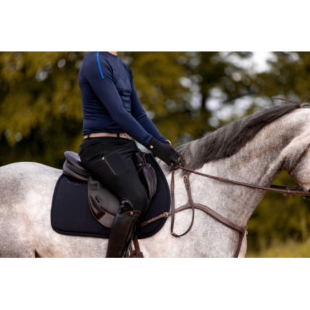 Rênes en cuir et caoutchouc K by Equithème K-Touch