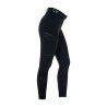 Pantalon slim fit femme taille haute Equestro Ridertechnology full grip - Noir