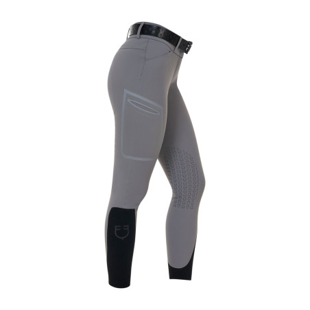 Pantalon slim fit femme taille haute Equestro Ridertechnology coutures thermosoudées