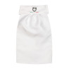 Plastron de concours avec logo brodé Equestro X Fise - Blanc
