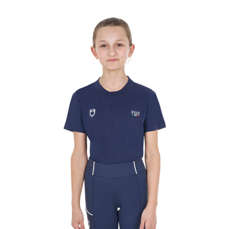 T-shirt unisexe enfant coupe slim Equestro X Fise