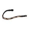 Frontal Supreme avec strass modèle Spirit - Noir / doré