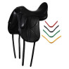 Selle de dressage Supreme DA Richmond à arcade interchangeable 4 arçons inclus - Noir