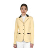 Veste de concours Equestro femme zippée et boutonnée - Soleil