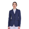 Veste de concours Equestro femme Monogram trois boutons - Marine blazer
