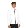 Veste Softshell Equestro homme logo au dos - Blanc