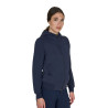 Sweat à capuche Equestro zippé femme adjusté - Marine blazer