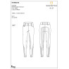 Pantalon Equestro femme full grip taille haute logo en strass - Blanc