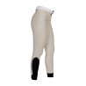 Pantalon Equestro femme full grip taille haute logo en strass - Oxford tan