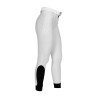 Pantalon Equestro femme full grip taille haute logo en strass - Harbor mist