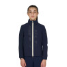 Veste Softshell Equestro enfant unisexe logo au dos - Marine blazer