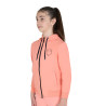 Sweat à capuche Equestro zippé unisexe pour enfants - Fleur du désert