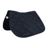 Tapis de selle de saut Equestro en tissu technique effet denim - Blue denim