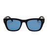 Lunettes de soleil de sport Equestro polarisées modèle Solana - Noir mat / bleu