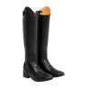 Bottes enfant Equestro Eris en cuir - Noir