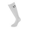 Chaussette technique Equestro unisexe Basic light - Brume du port / noir