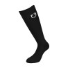 Chaussette technique Equestro unisexe Basic light - Noir / blanc