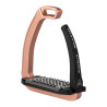 Étriers Acavallo Rel-X bras Easy profilé - Or rose
