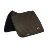 Tapis de dressage Acavallo Sublime en daim à rayures - Marron