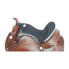 Couvre siège Umbria Equitazione rembourée synthétique selle western - Marron