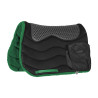 Tapis de selle de randonnée Burioni avec poches TT/polaire HD + coussinet Piuma - Vert